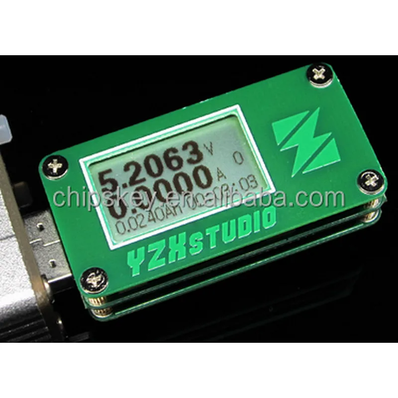 USB 3.0 Power Monitor (Red) YZXstudio Voltage Current Meter High Resolution OLED