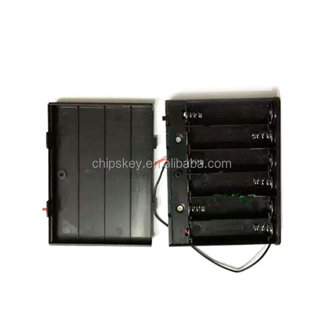 6xAA baterry holder with switch and cover