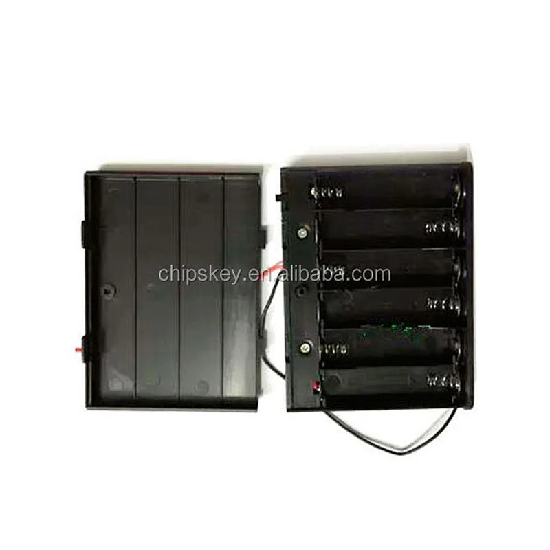 6xAA baterry holder with switch and cover