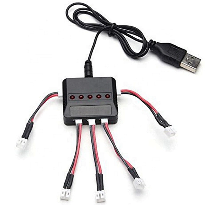 3.7V lithium battery balance charger 1 charge 4 1S H107D