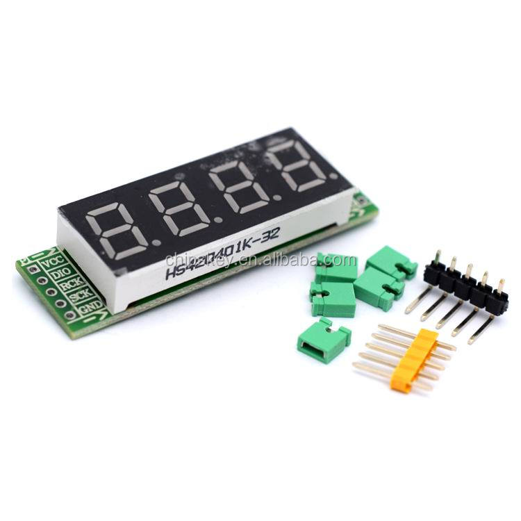 0.4 inch four digital tube display module 74HC595 drive 4 digital tube module