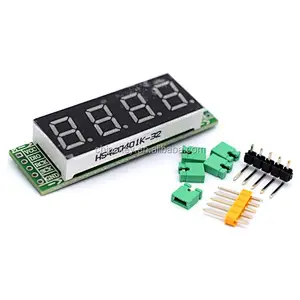 0.4 inch four digital tube display module 74HC595 drive 4 digital tube module