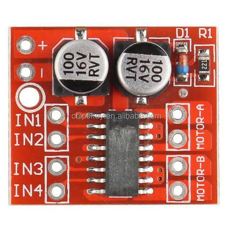 Dual Channel L298N DC Motor Driver Board PWM Speed Dual H-Bridge Stepper Module