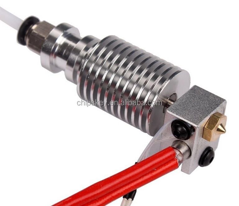 V6 0.3/3MM 3D Printer Assembled Long-Distance J-Head for Bowden Extruder  J-head MKIV MKV Hotend