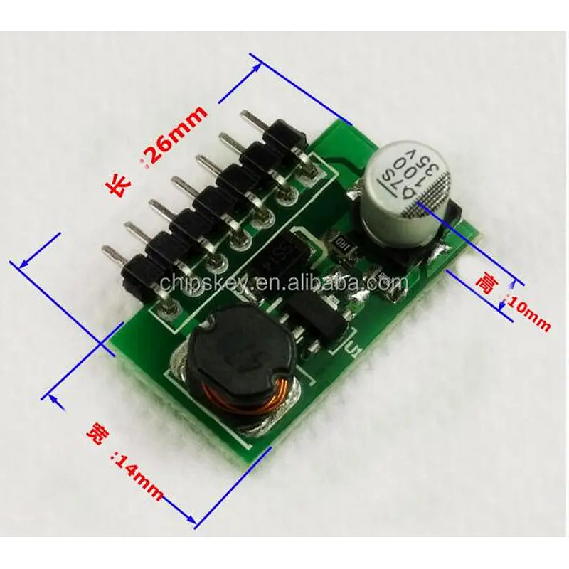 1W 350mA LED Driver Power Supply Board PWM Dimmer Module 7-30V to 1.2-28V