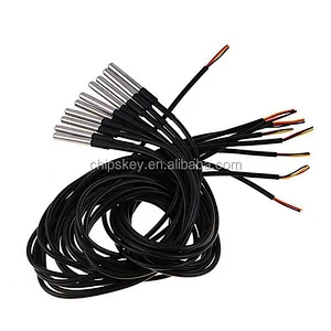 Stainless steel package a waterproof DS18B20 temperature probe temperature sensor