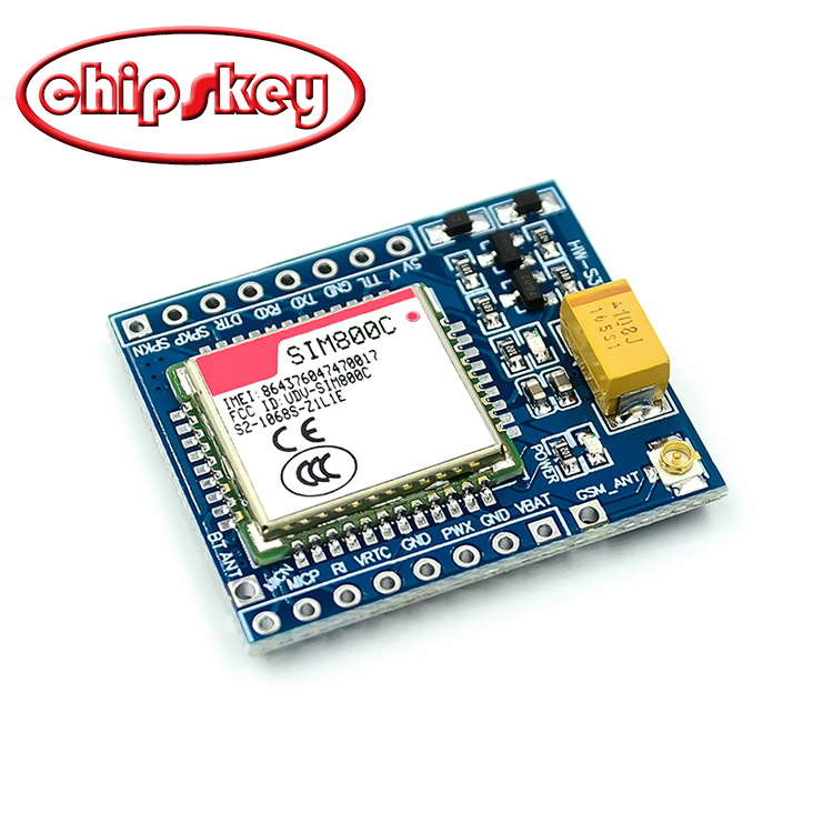 SIM800C GSM GPRS module 5V/3.3V TTL/adaptive STM32 C51 program with Wireless and TTS