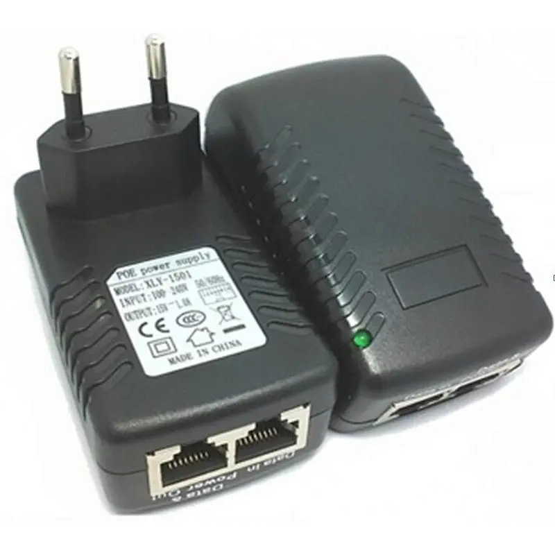 PoE Power Injector Input 100V~240V DC 0.5A Output 48V AC/0.4A