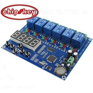 Chipskey XH-M194 time relay control module multi-channel timing module 5 way relay time control panel