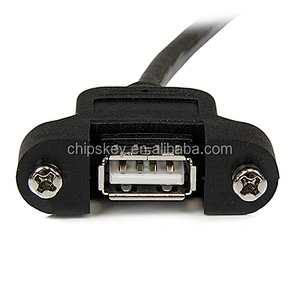 F/M Panel Mount USB Cable