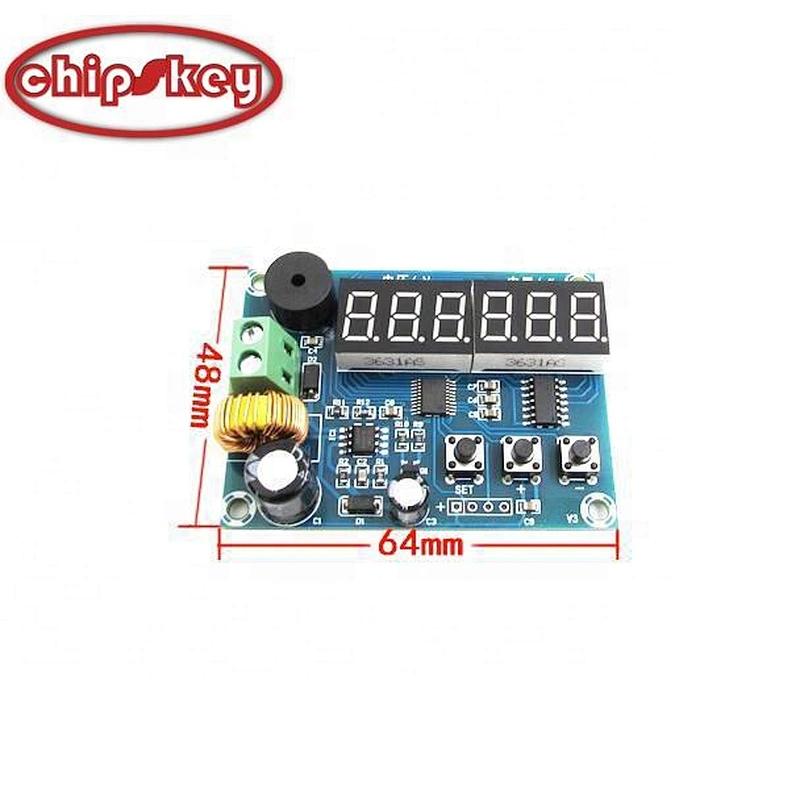 Chipskey XH-M241 DC Voltage Power Capacity Indicator Percentage Digital Display Module Tester Meter 7-80V 64x48mm