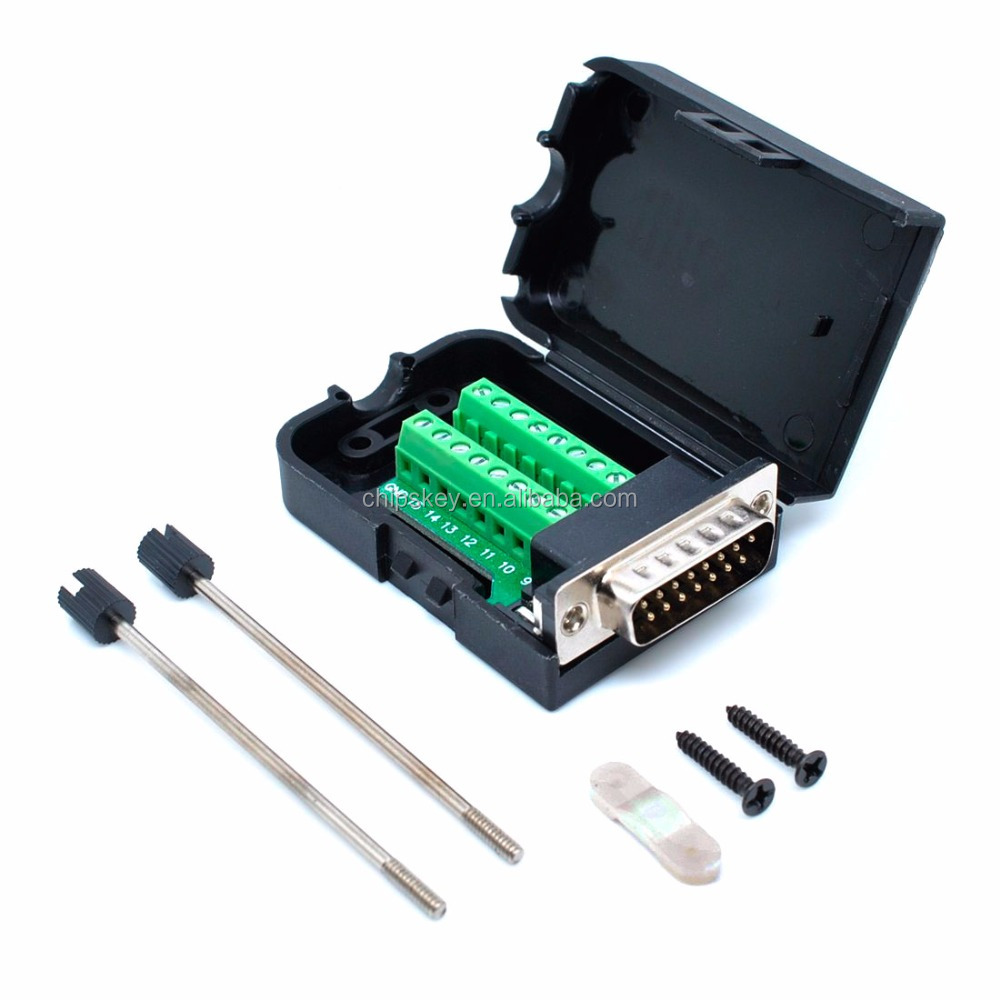 DB15-M51-C DB15 free solder joint module parallel port 2 row