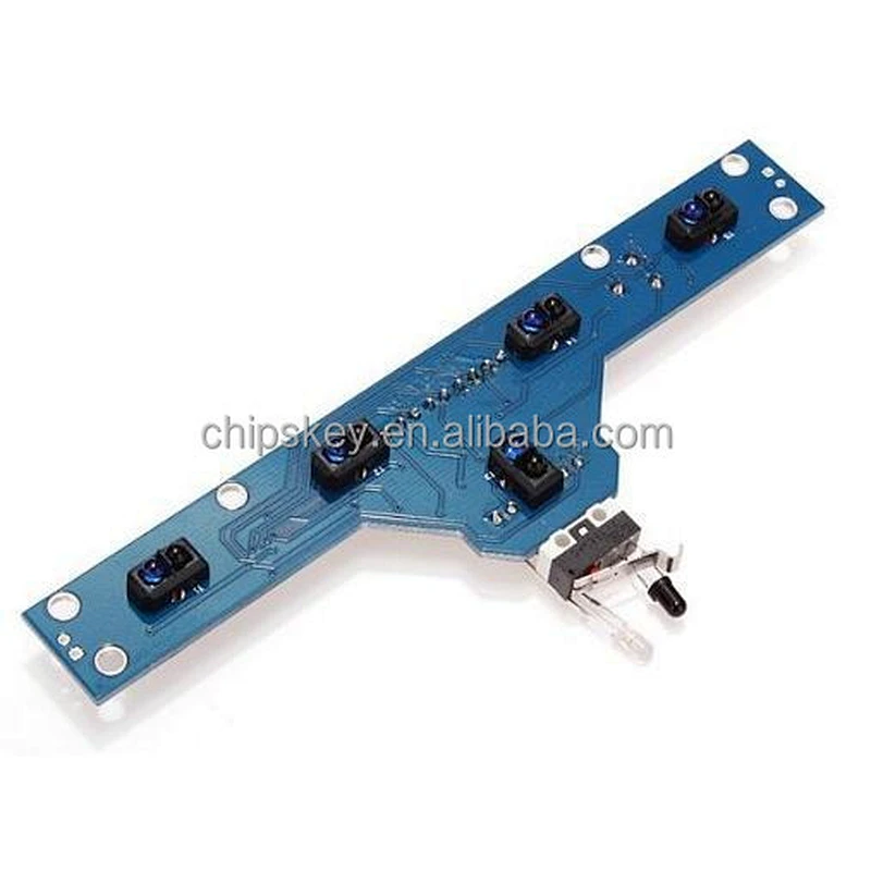 5 Channel Tracking Sensor Module Board Trace Module Infrared Detection TCRT5000