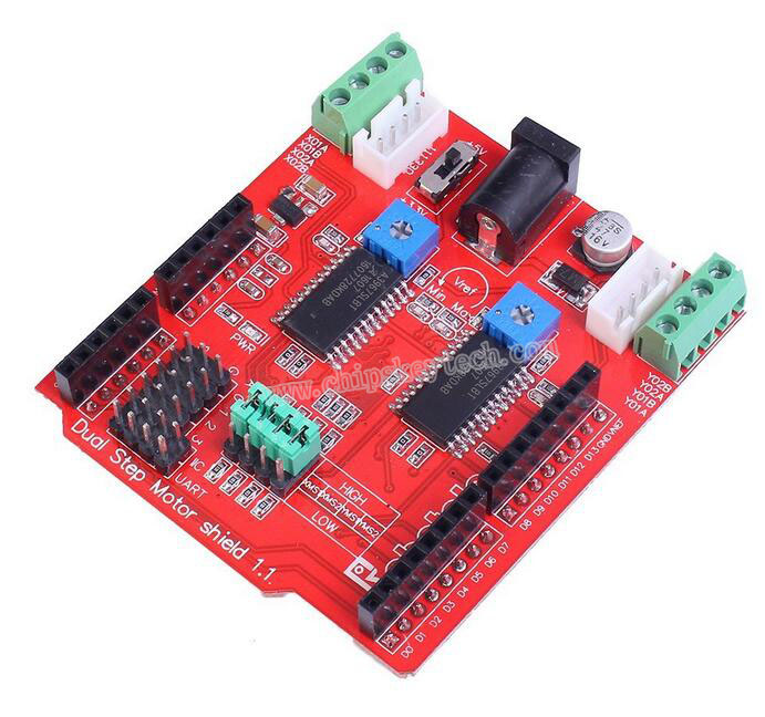 Dual Stepper Motor Drive Shield Board A3967