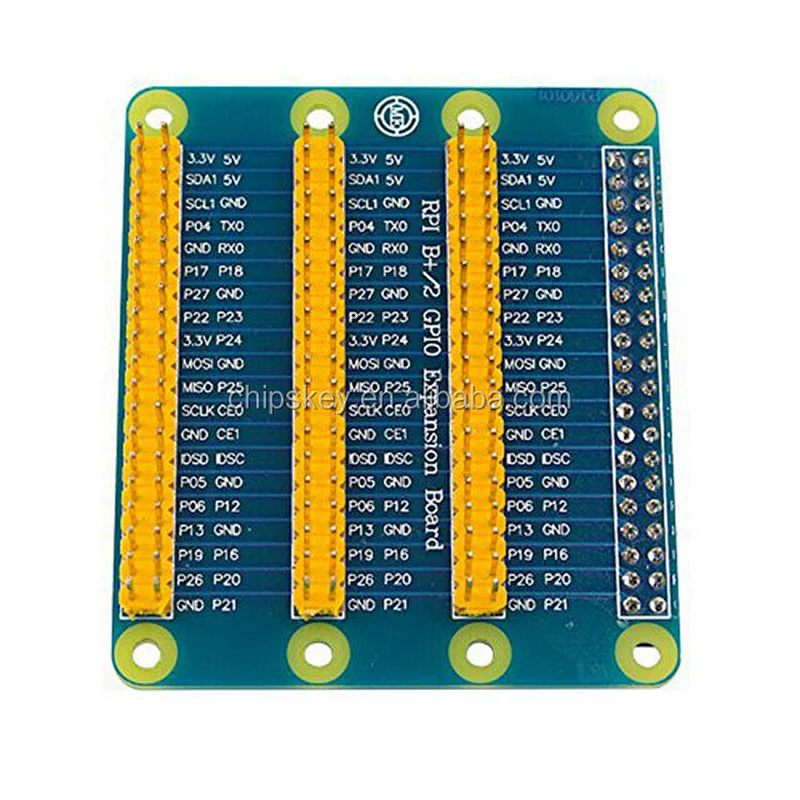 Raspberry Pi 3,Pi 2,Pi Model B+ GPIO Expansion Extension Board ,One Row to Be three Rows GPIO