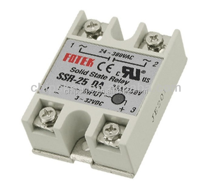 Solid State Relay SSR-25DA 25A /250V 3-32VDC 250V 60*45*23mm