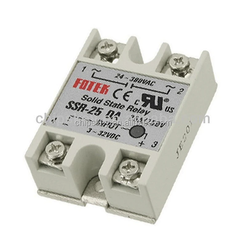 Solid State Relay SSR-25DA 25A /250V 3-32VDC 250V 60*45*23mm