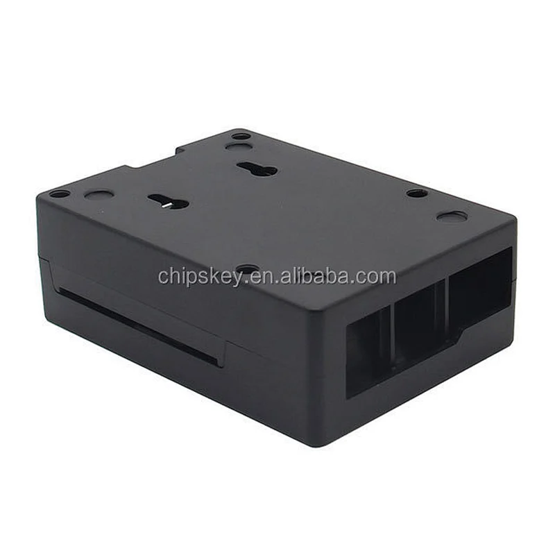 Black Square Raspberry PI 3 Case Compatible Fan