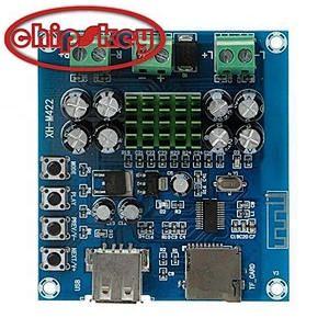 XH-M422 DC12-24V TPA3116D2 50W + 50W 4.0 amplifier board With U disk TF card player