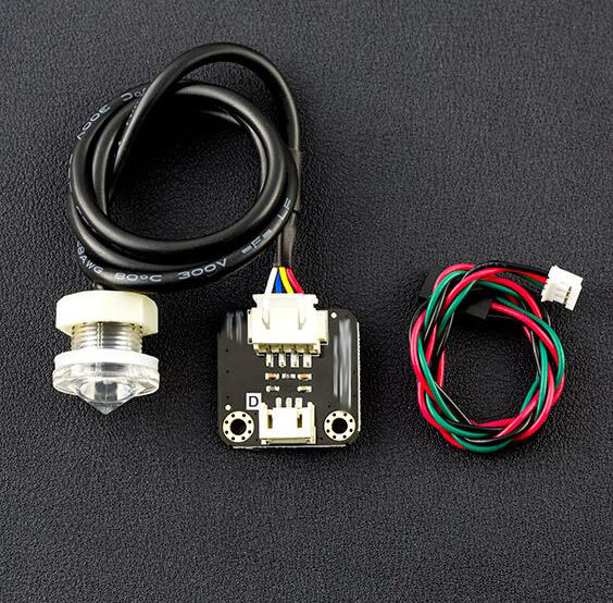Liquid level sensor, contact type photoelectric power consumption with low sensitivity, liquid level detection