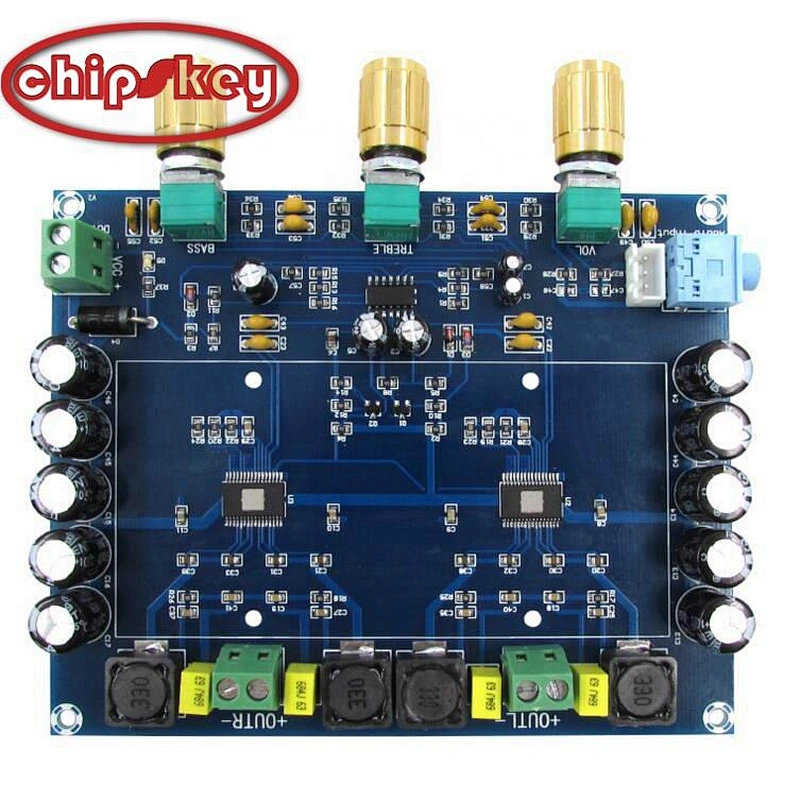 Chipskey XH-M549 with tone 2x150W TPA3116D2 digital audio hifi amplifier board 2.0 channel
