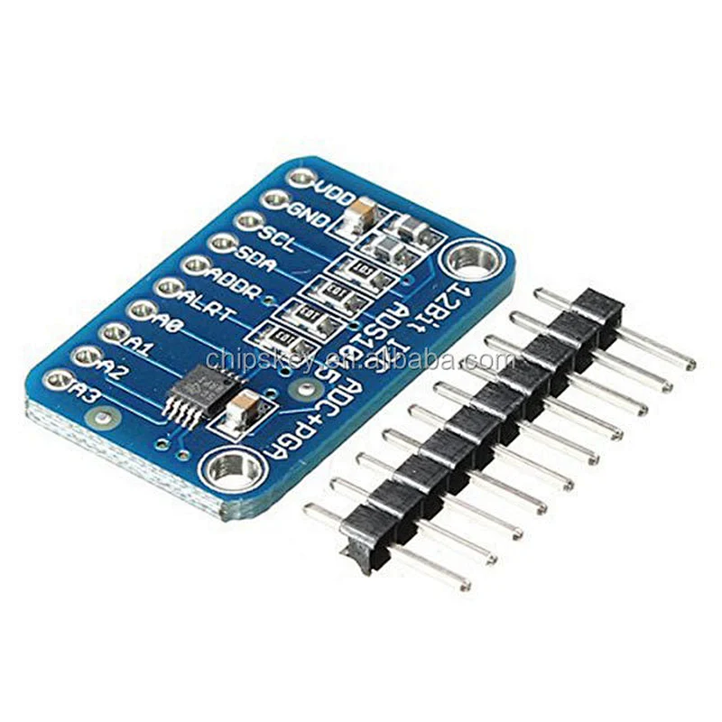 ADS1015 12-Bit ADC - 4 Channel with Programmable Gain Amplifier