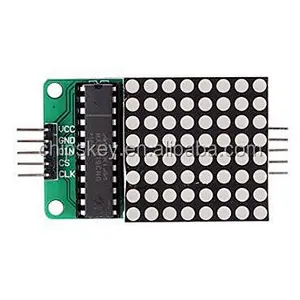 MAX7219 dot matrix control microcontroller display module