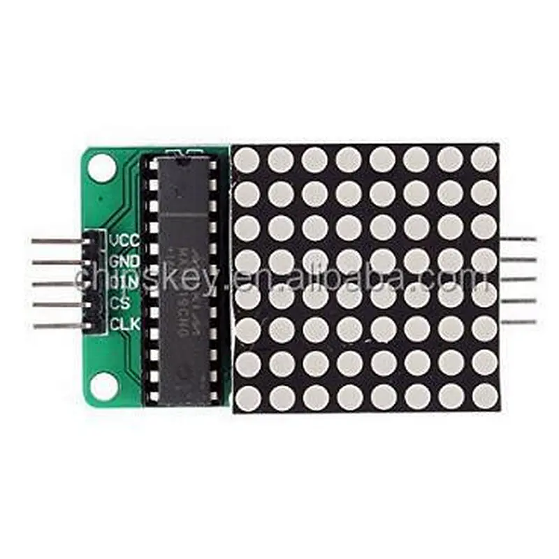 MAX7219 dot matrix control microcontroller display module