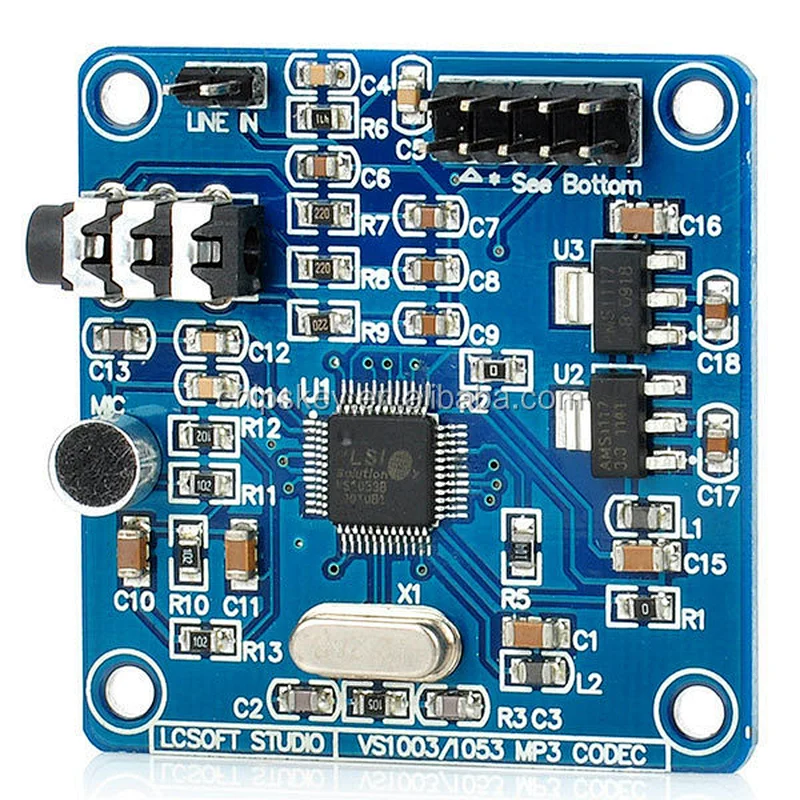 VS1053 module VS1053 MP3 module, development board (on-board recording function)