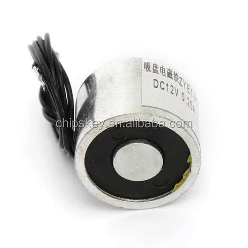 Suction-cup dc electromagnet ZYE-P25/20 tiny electromagnet suction chuck voltage 12 v / 24 v 5 kg