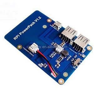 New Lithium Battery PowerPack Expansion Board with Dual USB Output for Raspberry Pi3