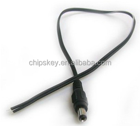 5.5*2.1MM Male Power Plug Cable 30cm Length