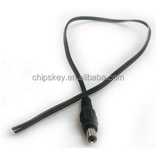5.5*2.1MM Male Power Plug Cable 30cm Length