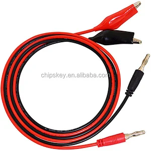 Large Alligator to Banana Test Lead Cable Set