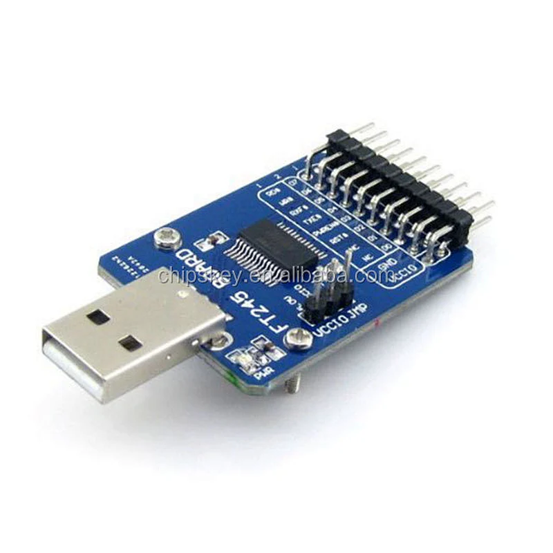 FT245 USB FIFO Board (type A) FT245RL USB TO Parallel FIFO Evaluation Module (Blue)