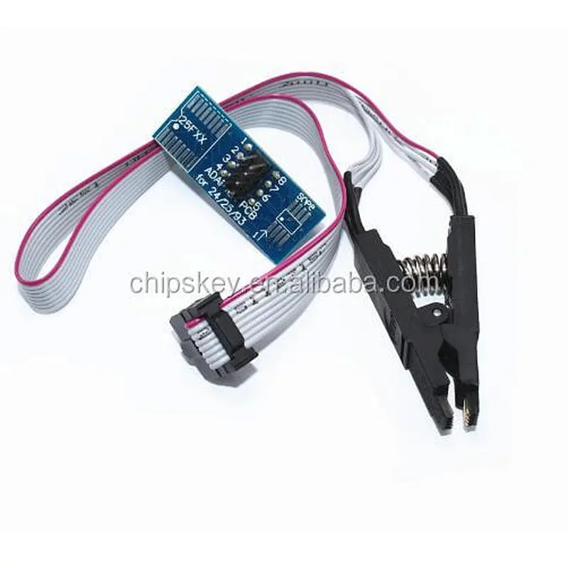 SOIC8 SOP8 narrow / wide bod IC Clip BIOS flash clip suitable 24,932,526 etc