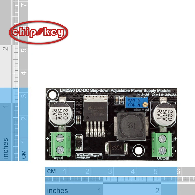 LM2596 DC-DC Step-down Adjustable Power Supply Module