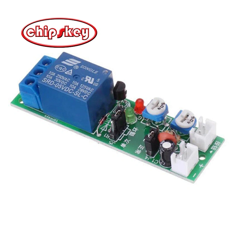 JK11-5V 1S-15mins Delay Adjustable Infinite Loop Single-time Multi-function Relay Module Delay Circuit Module