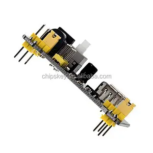 Breadboard dedicated power supply module compatible 5V, 3.3V