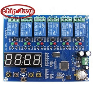 Chipskey XH-M194 time relay control module multi-channel timing module 5 way relay time control panel