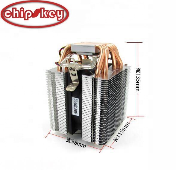 Chipskey XH - X168 High quality copper six pipe heatsink 3 / 4pin