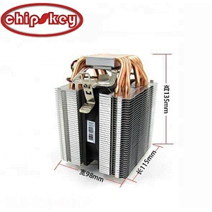 Chipskey XH - X168 High quality copper six pipe heatsink 3 / 4pin