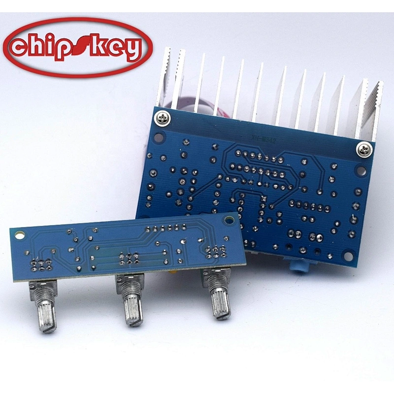 XH-M342 AC/DC12 20W*2+30W PBTL TDA7377 super bass 2.1 channel Power Amplifier Board Subwoofer Audio