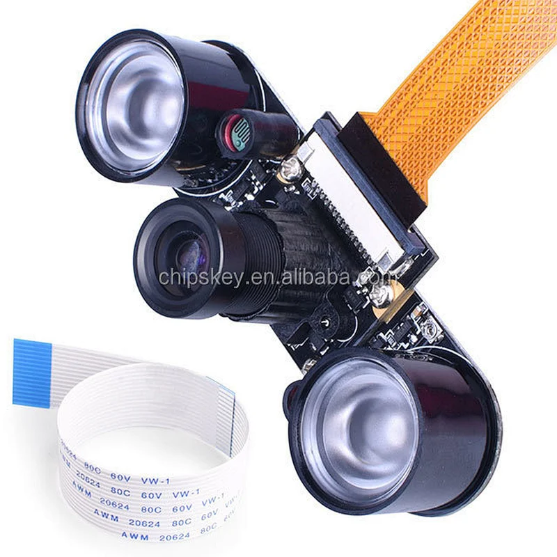 Raspberry Pi Model B/B+ Night Vision Camera OV5647