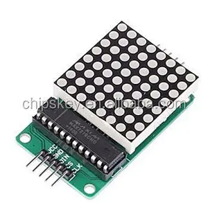 MAX7219 dot matrix control microcontroller display module