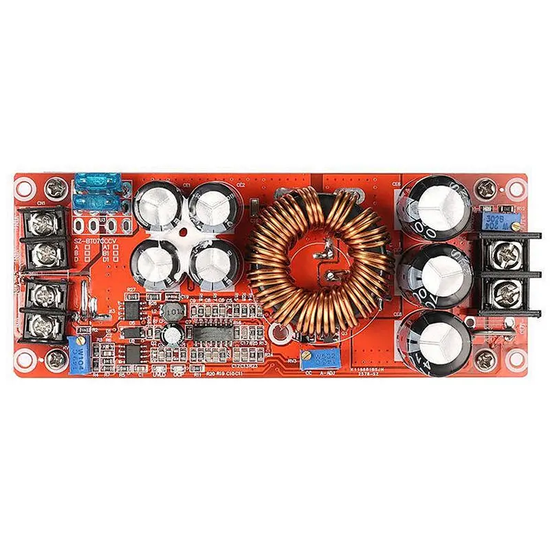 1200W high power DC-DC boost constant voltage constant current adjustable car charging power supply module