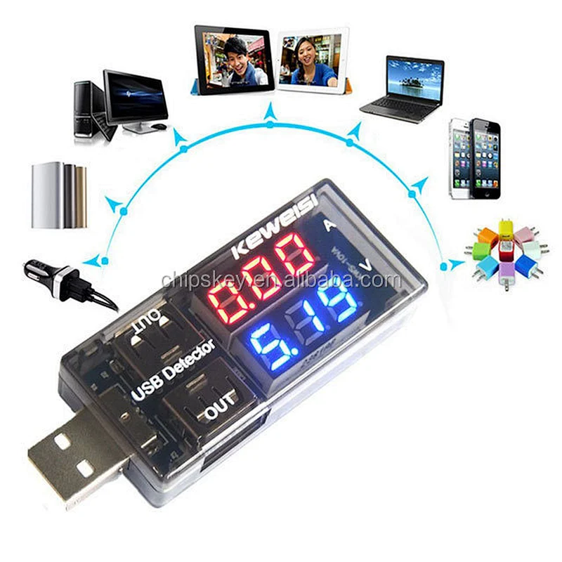 USB Charger Doctor Current Voltage Charging Detector