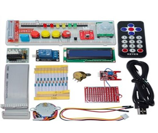 GPIO Electronics Starter Kit 1602 LCD,IR remote,LED for Raspberry Pi