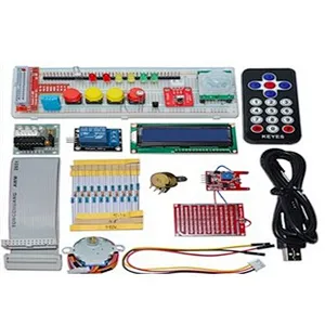 GPIO Electronics Starter Kit 1602 LCD,IR remote,LED for Raspberry Pi