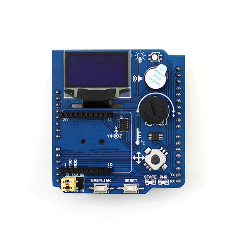 Accessory Shield Development Prototype Expansion with Joystick Adjustable Potentiometer Buzzer Temperature Sensor Interfac